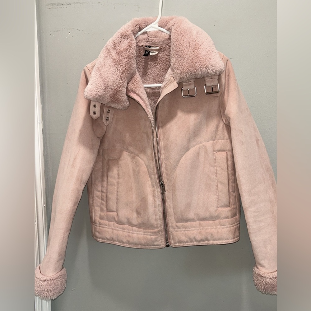 H&M suede coat